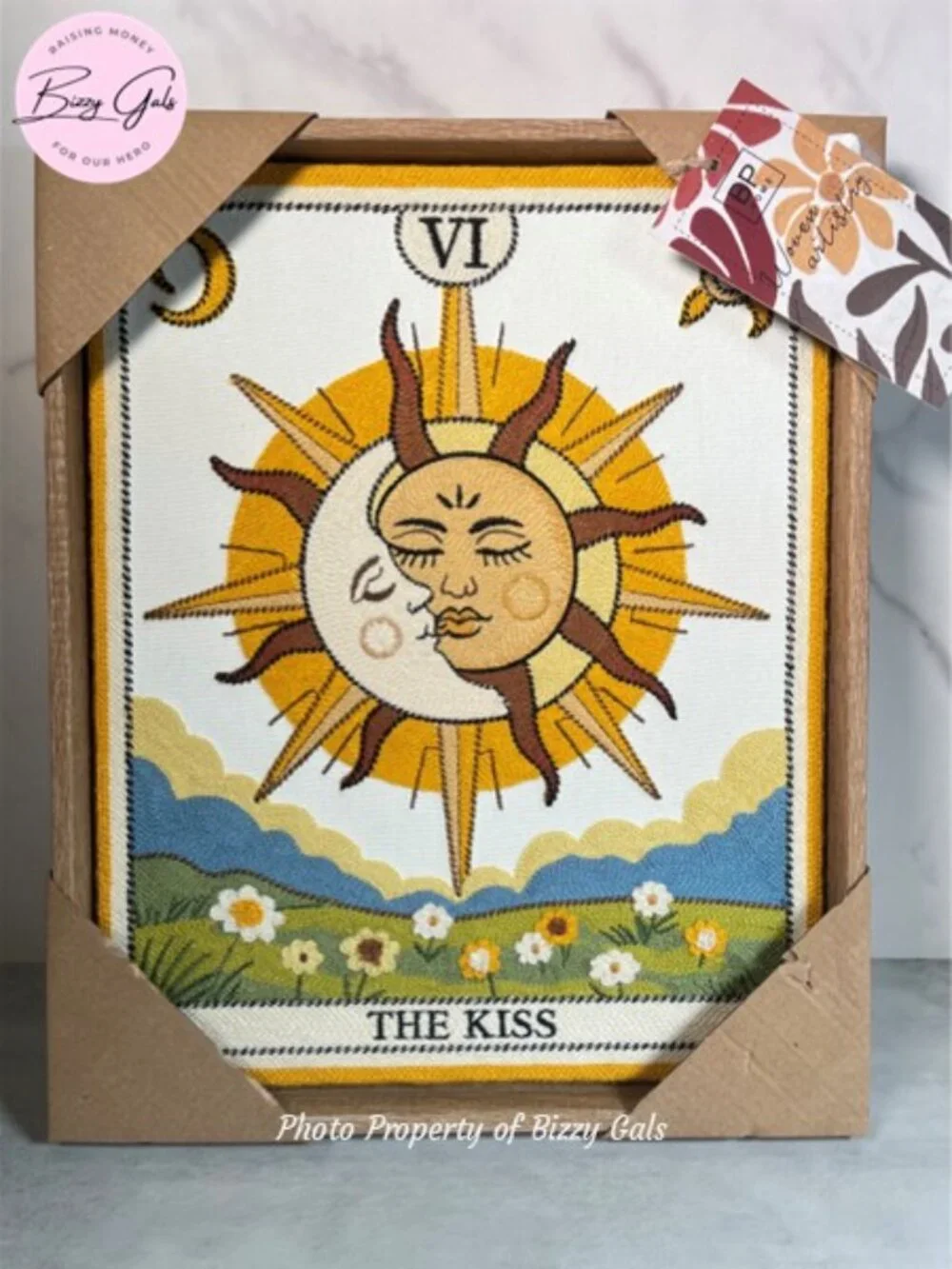 BP Home Woven Artistry The Kiss Celestial Tarot Wall Decor